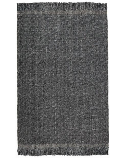 Kulti grijs wollen vloerkleed - 200x290 cm