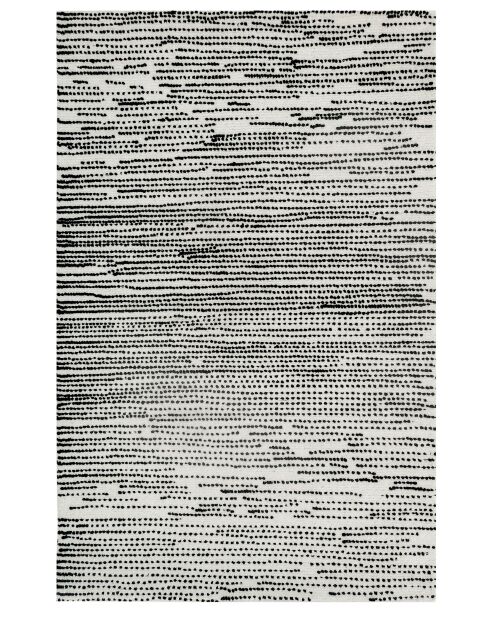 Alfombra de lana de nieve Norah, 120 x 180 cm