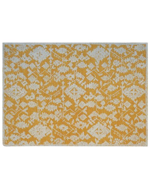 Alfombra Reni de lana dorada/marfil - 120x180 cm