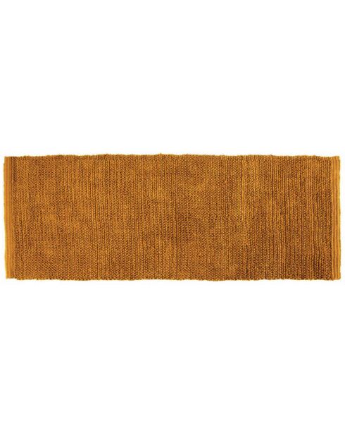 Alfombra Elios mostaza - 60x200 cm