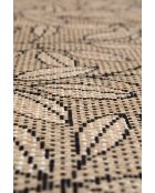 Alfombra de exterior natural Chelby - L.160 cm