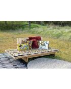Alfombra de exterior natural Chelby - L.160 cm