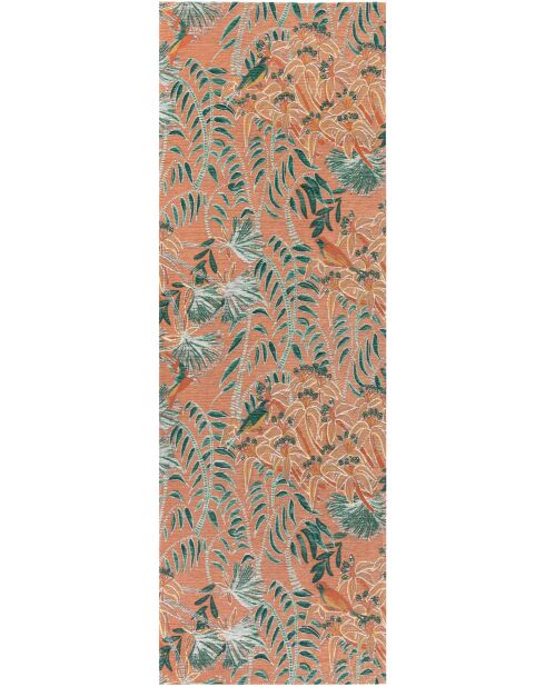 Alfombra Nona melocotón - 67x200 cm