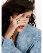 Bague en argent 925 Bott Midi Silver argenté