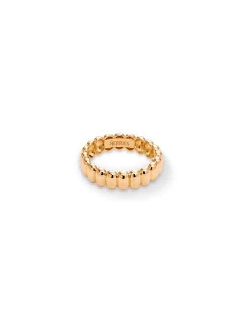Bague en argent 925 plaqué or 18 carats Bott Mini dorée