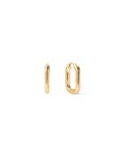 Boucles d'oreilles en argent 925 plaqué or 18 carats Copenhagen Mini Gold doré