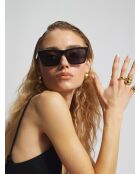 Bague en argent 925 plaqué or 18 carats Viva Gold Mini doré