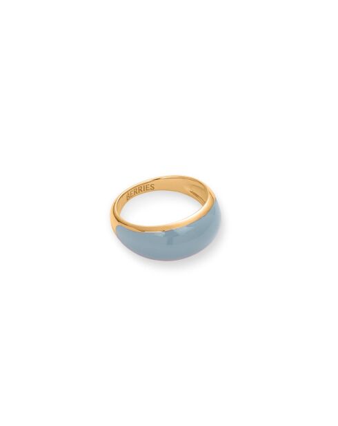 Bague doré à l’or 18 carats Viva Vintage Blue Mini bleu vintage