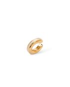 Bague d'oreille en argent 925 plaqué or 18 carats Viva Popcorn blanc