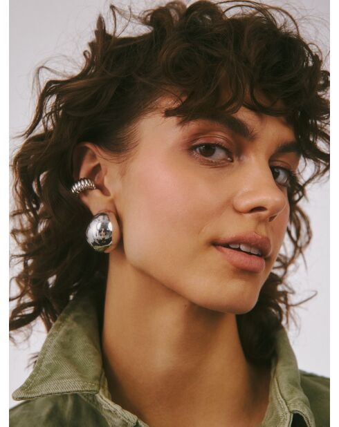 Bague d'oreille en argent 925 Bott Silver argenté