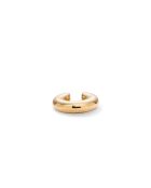 Bague d'oreille en argent 925 plaqué or 18 carats Basic Gold doré