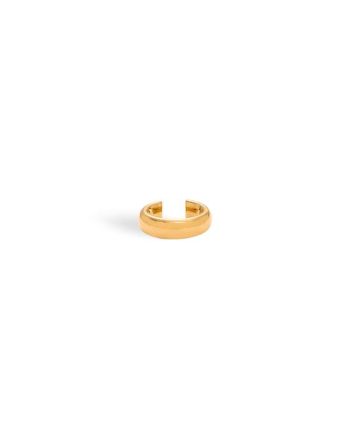 Bague d'oreille en argent 925 plaqué or 18 carats Midi doré