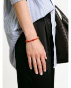 Seeds Armband aus 18k vergoldetem rot/vergoldetem 925er-Silber