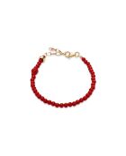 Seeds Armband aus 18k vergoldetem rot/vergoldetem 925er-Silber