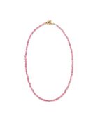 Collier en résine Meadow rose poudré