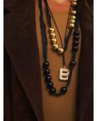 Collier en résine Splash Bubbles BB noir