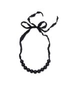 Collier en résine Splash Bubbles BB noir