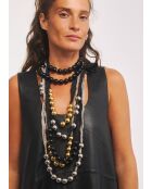 Collier en résine Splash Bubbles BB noir
