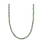 Collier en résine Clover vert sauge