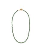 Collier en résine Clover vert sauge