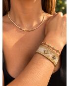 Collana e bracciali in acciaio Ivory Signature multicolor