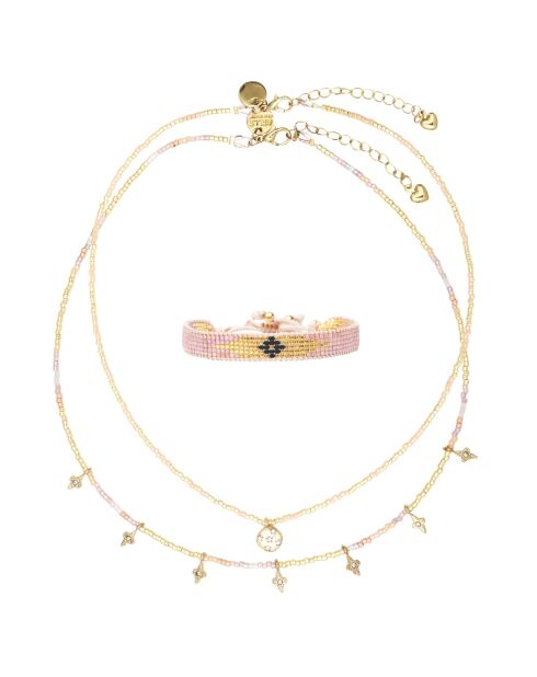 Collane e bracciali multicolori Plum & Powder