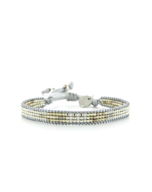 Bracelet inoxydable Silver nude Sandy multicolore