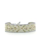 Bracciale Anna multicolor nude in argento inossidabile