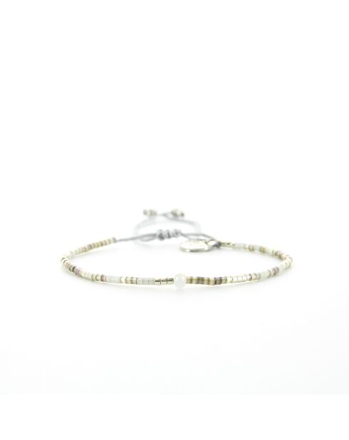 Bracelet inoxydable Silver nude Emma multicolore