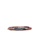 Yuna regenboog jade zwarte saffierarmband