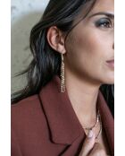 Orecchini Alya in acciaio inossidabile oro/rosa