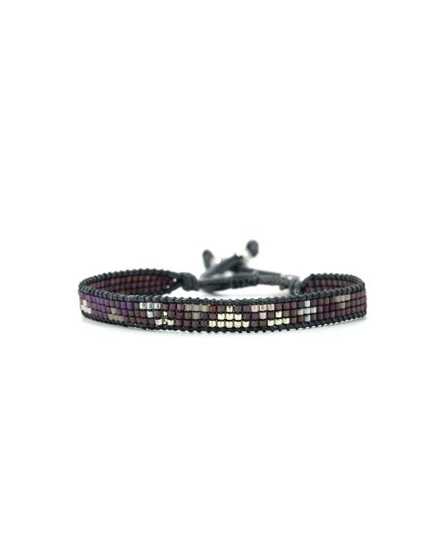 Celia veelkleurige parmapaarse roestvrijstalen armband