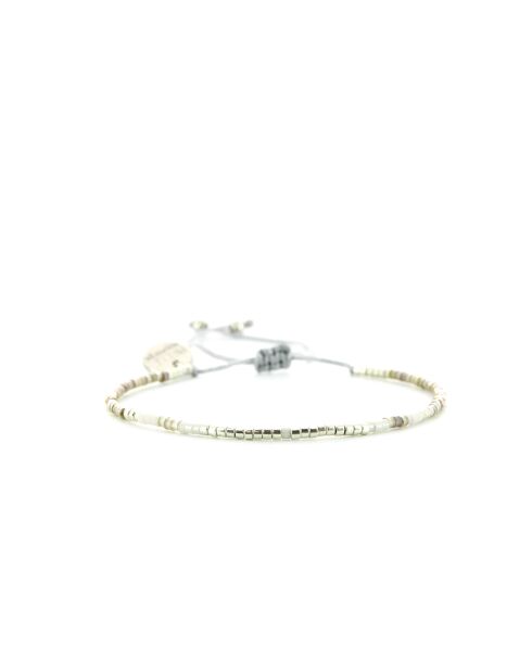 Bracelet inoxydable Silver nude Alice multicolore