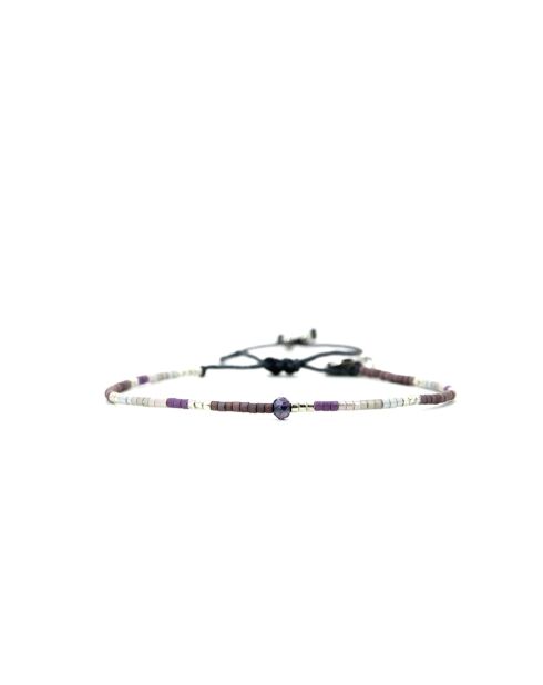 Emma veelkleurige parmapaarse roestvrijstalen armband
