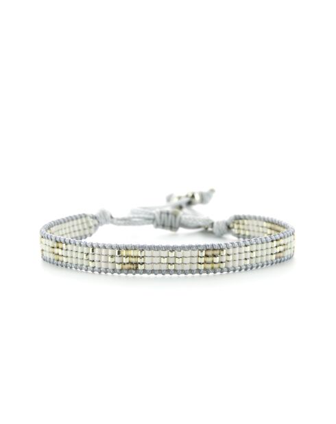 Bracelet inoxydable Silver nude Lina multicolore
