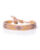 Veelkleurige Brady Lady Lounge roestvrijstalen armband