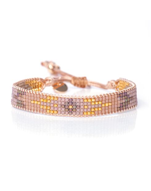 Veelkleurige Brady Lady Lounge roestvrijstalen armband