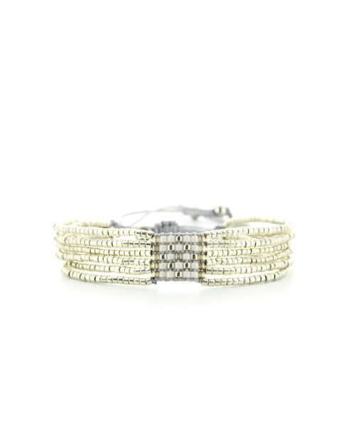 Bracelet inoxydable Silver nude Keira multicolore