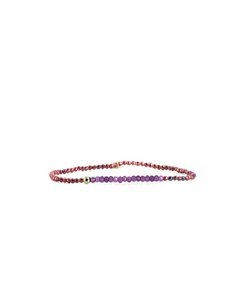 Ema regenboog amethist veelkleurige armband