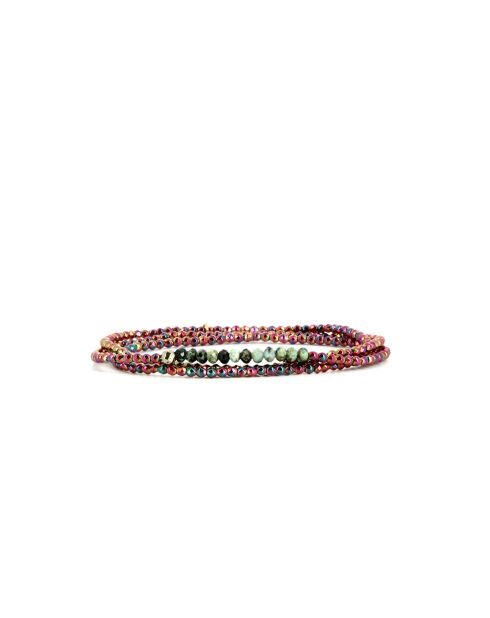 Afrikaanse turkooizen regenboog Yuna armband