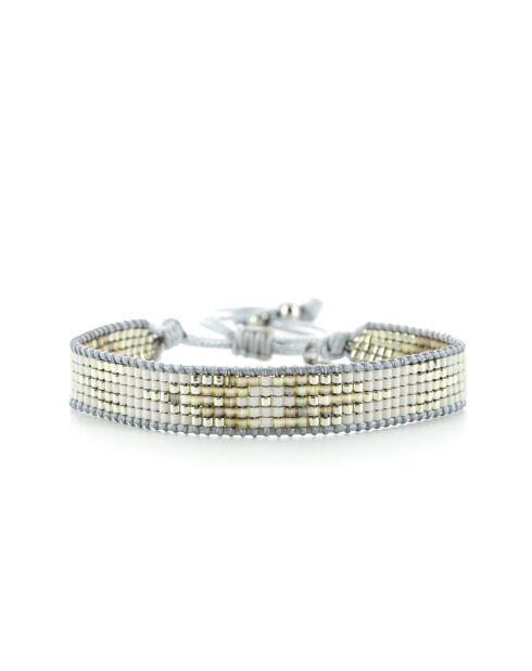 Bracelet inoxydable Silver nude Brady multicolore
