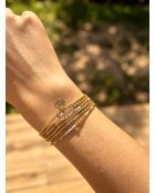 3 Bracelets Nude Intemporel multicolores
