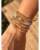 3 Bracelets Ivoire Lumineuse multicolores