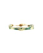 Precious Jade Ava bracciale multicolore in acciaio
