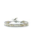 Bracciale Louise multicolor nude in argento inossidabile