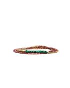 Yuna regenboog malachiet veelkleurige armband