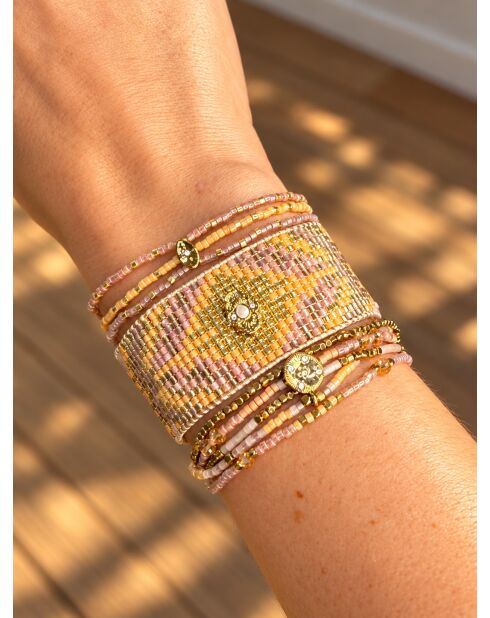 3 Bracelets Pastel Enchanté multicolores