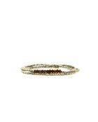 Bracciale Yuna in oro cioccolato/oro con pietra di luna