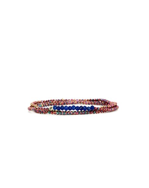 Yuna mehrfarbiges Lapislazuli-Armband in Regenbogenfarben
