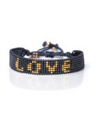 Bracelet inoxydable Golden French Grey Carla multicolore